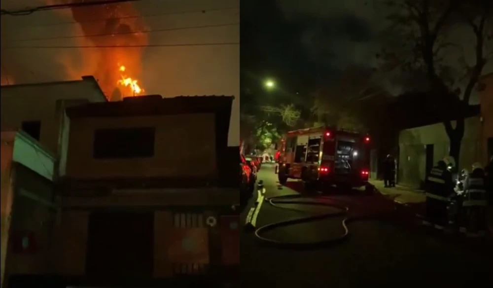 Dos hospitalizados y una mascota muerta tras un incendio en Belgrano
