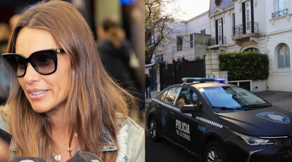 Allanamiento y 9 detenidos por el robo a la casa de Pampita