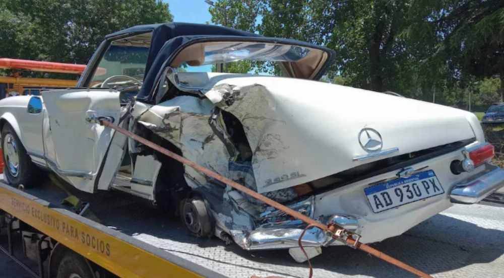 El descargo del mecánico que reparó el Mercedes Pagoda que se accidentó sobre Panamericana