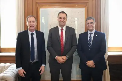 El jefe de Gobierno se reunió con Adorni y Santilli en Casa Rosada por la coparticipación porteña