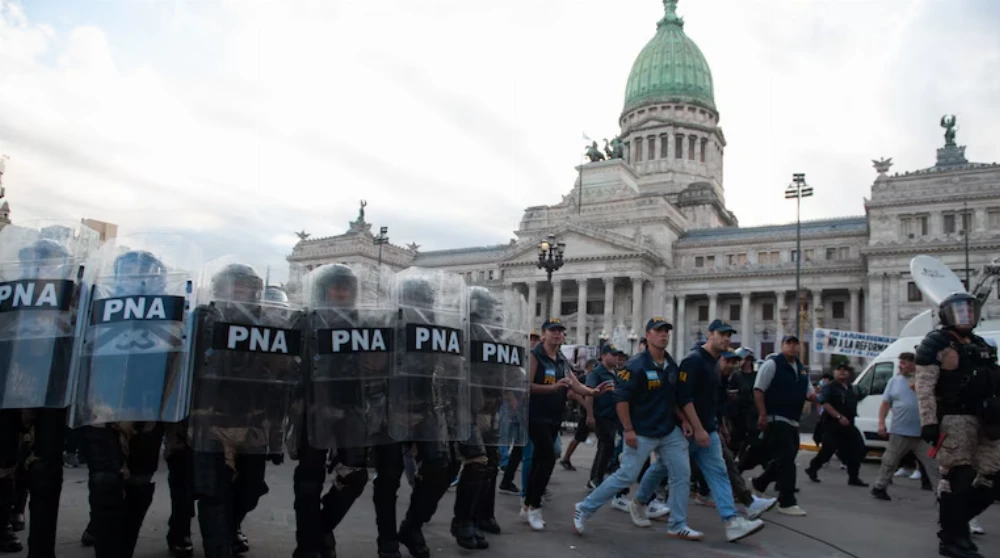 El mapa de la marcha al Congreso contra la Reforma Laboral: el Gobierno decidió reforzar la seguridad y vigilancia