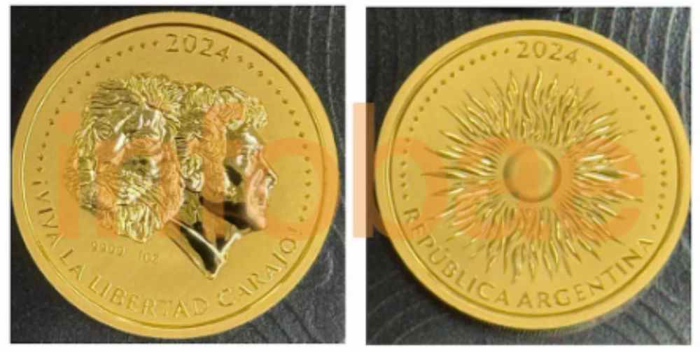 Más negocios paralelos entre Novelli y los Milei: planeaban lanzar una moneda de oro con la cara del Presidente