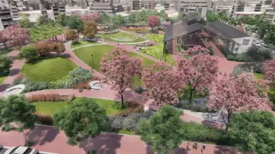 Avanza la nueva plaza de San Cristóbal: la Ciudad también impulsa obras en Colegiales y Villa Urquiza