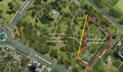 La Legislatura aprobó la ampliación del Jardín Japonés sobre un sector de la Plaza Sicilia